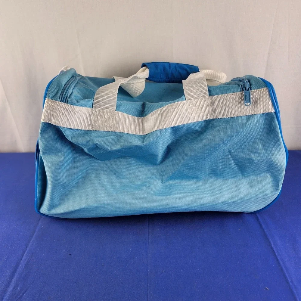 Adidas Diablo Small Duffel Bag Light‎ Blue/Real Blue White Gym Bag